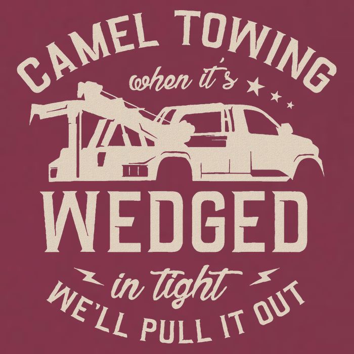 Camel Towing When ItS Wedged In Tight WeLl Pull It Out 16oz Travel Tumbler