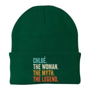 Chloe The Woman The Myth The Legend First Name Chloe Knit Cap Winter Beanie