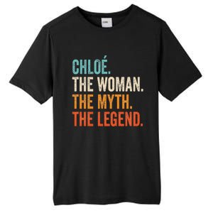 Chloe The Woman The Myth The Legend First Name Chloe Tall Fusion ChromaSoft Performance T-Shirt