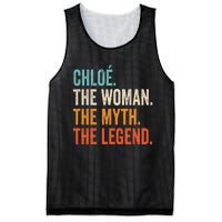 Chloe The Woman The Myth The Legend First Name Chloe Mesh Reversible Basketball Jersey Tank