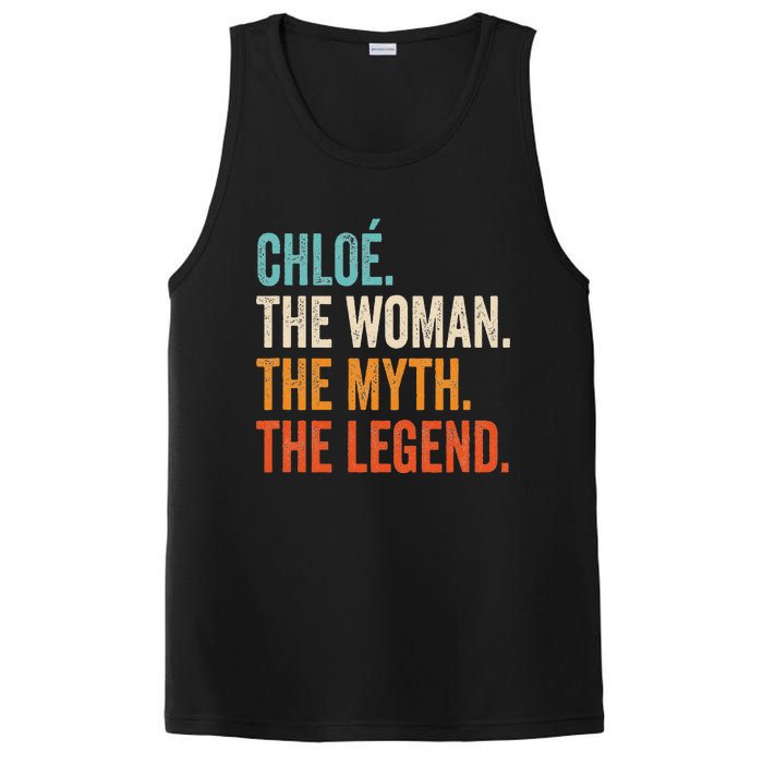 Chloe The Woman The Myth The Legend First Name Chloe PosiCharge Competitor Tank