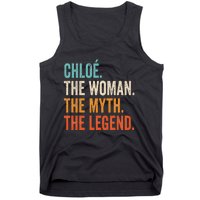 Chloe The Woman The Myth The Legend First Name Chloe Tank Top