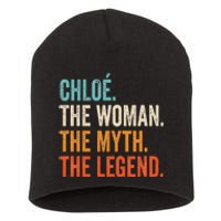 Chloe The Woman The Myth The Legend First Name Chloe Short Acrylic Beanie