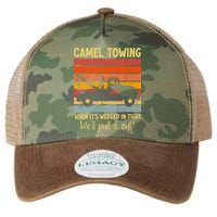 Camel Towing When It's Wedged In Tight Funny Legacy Tie Dye Trucker Hat