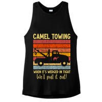 Camel Towing When It's Wedged In Tight Funny Ladies PosiCharge Tri-Blend Wicking Tank