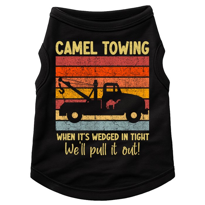 Camel Towing When It's Wedged In Tight Funny Doggie Tank