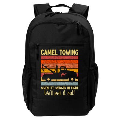 Camel Towing When It's Wedged In Tight Funny Daily Commute Backpack