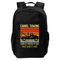 Camel Towing When It's Wedged In Tight Funny Backpack