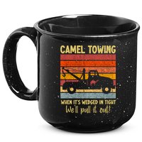 Camel Towing When It's Wedged In Tight Funny 15oz Campfire Ceramic Mug