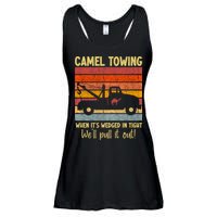 Camel Towing When It's Wedged In Tight Funny Ladies Essential Flowy Tank