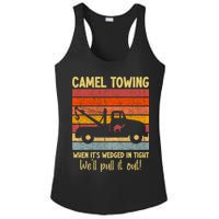 Camel Towing When It's Wedged In Tight Funny Ladies PosiCharge Competitor Racerback Tank