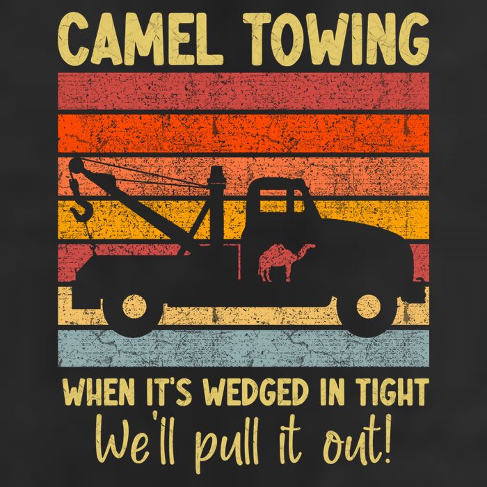 Camel Towing When It's Wedged In Tight Funny 25L Jumbo Tote
