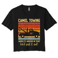 Camel Towing When It's Wedged In Tight Funny Crop Top