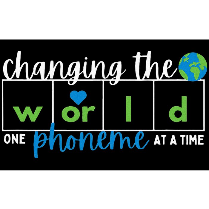 Changing The World One Phoneme At A Time Bumper Sticker