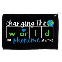 Changing The World One Phoneme At A Time Grommeted Golf Towel