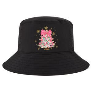 Christmas Tree With Snowflakes And Bow Cool Comfort Performance Bucket Hat