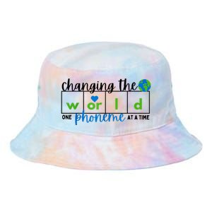 Changing The World One Phoneme At A Time Science Of Reading Tie Dye Newport Bucket Hat