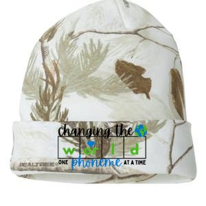 Changing The World One Phoneme At A Time Science Of Reading Kati Licensed 12" Camo Beanie