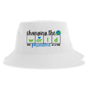 Changing The World One Phoneme At A Time Science Of Reading Sustainable Bucket Hat