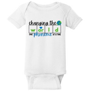 Changing The World One Phoneme At A Time Science Of Reading Baby Bodysuit