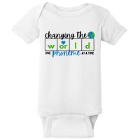 Changing The World One Phoneme At A Time Science Of Reading Baby Bodysuit