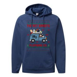 Cool The Wet Bandits Plumbing Company Performance Fleece Hoodie