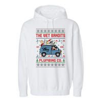 Cool The Wet Bandits Plumbing Company Garment-Dyed Fleece Hoodie