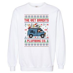 Cool The Wet Bandits Plumbing Company Garment-Dyed Sweatshirt