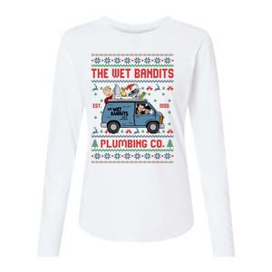 Cool The Wet Bandits Plumbing Company Womens Cotton Relaxed Long Sleeve T-Shirt