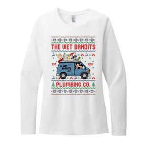 Cool The Wet Bandits Plumbing Company Womens CVC Long Sleeve Shirt