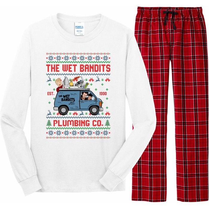 Cool The Wet Bandits Plumbing Company Long Sleeve Pajama Set