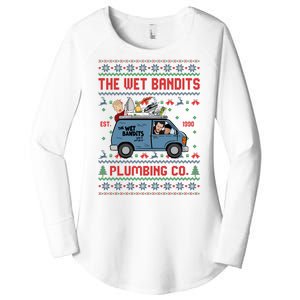 Cool The Wet Bandits Plumbing Company Women's Perfect Tri Tunic Long Sleeve Shirt