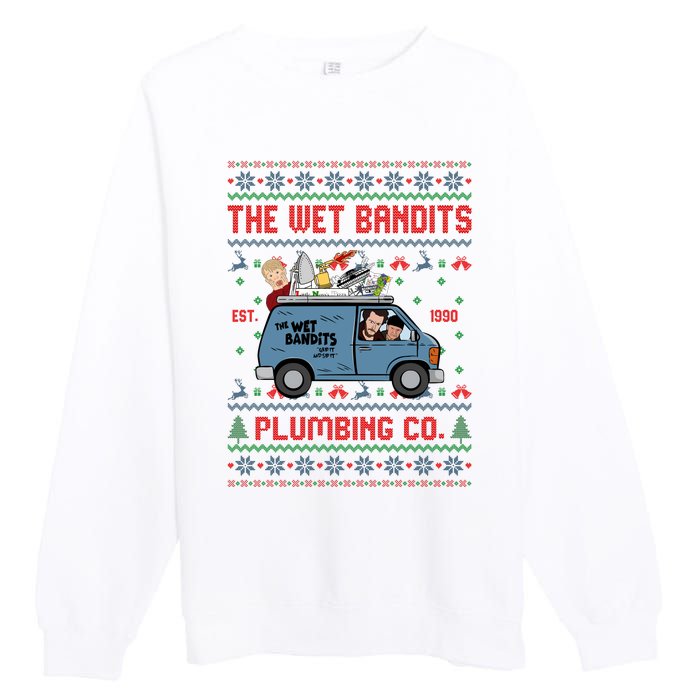 Cool The Wet Bandits Plumbing Company Premium Crewneck Sweatshirt