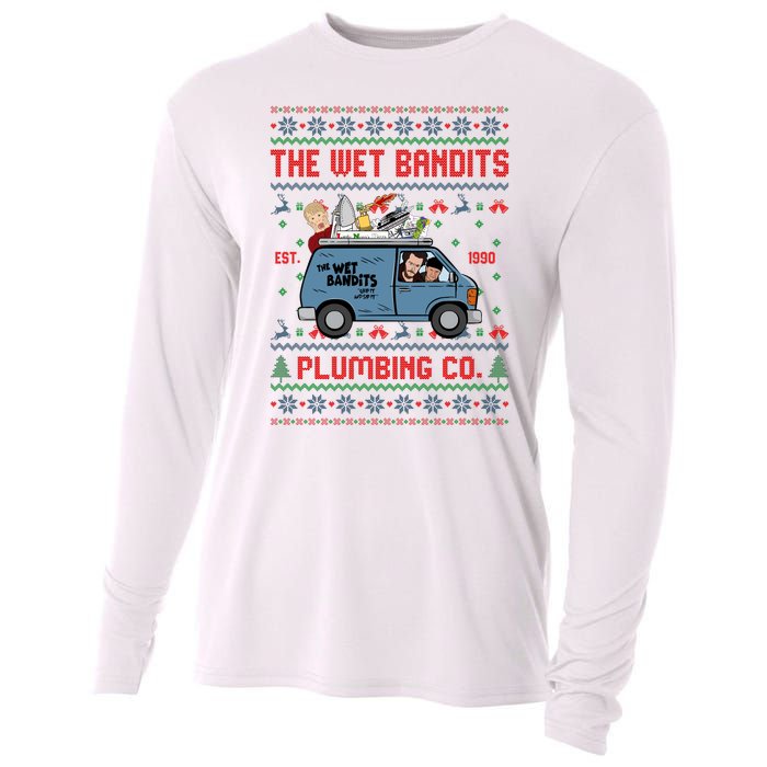 Cool The Wet Bandits Plumbing Company Cooling Performance Long Sleeve Crew