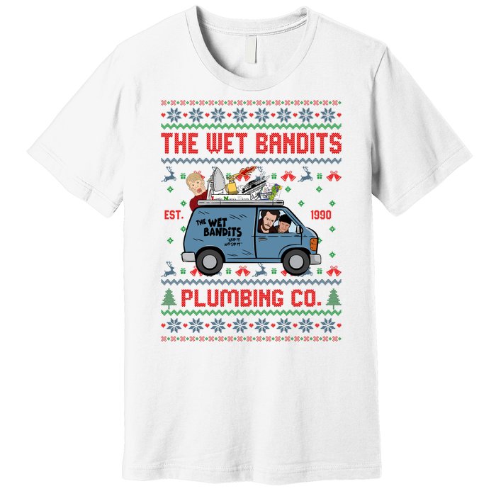 Cool The Wet Bandits Plumbing Company Premium T-Shirt