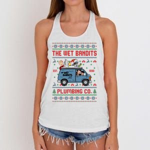 Cool The Wet Bandits Plumbing Company Women's Knotted Racerback Tank