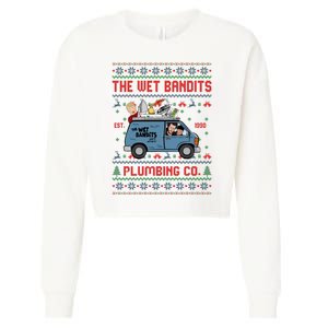 Cool The Wet Bandits Plumbing Company Cropped Pullover Crew