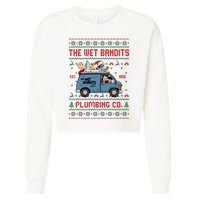 Cool The Wet Bandits Plumbing Company Cropped Pullover Crew