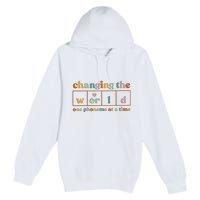 Changing The World One Phoneme At A Time Kindergarten Teacher Premium Pullover Hoodie