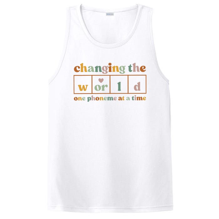 Changing The World One Phoneme At A Time Kindergarten Teacher PosiCharge Competitor Tank