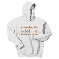 Changing The World One Phoneme At A Time Kindergarten Teacher Kids Hoodie