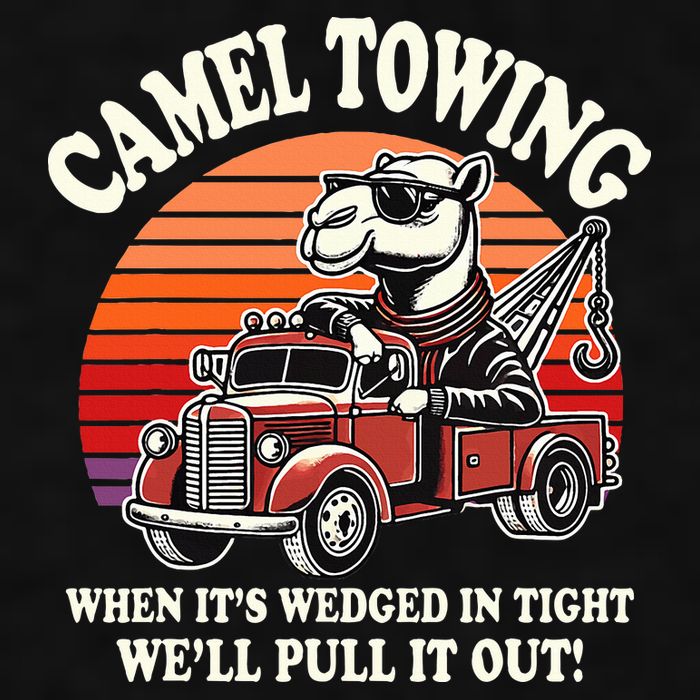 Camel Towing When ItS Wedged In Tight WeLl Pull It Out Ladies PosiCharge Tri-Blend Wicking Tank