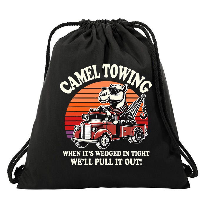 Camel Towing When ItS Wedged In Tight WeLl Pull It Out Drawstring Bag