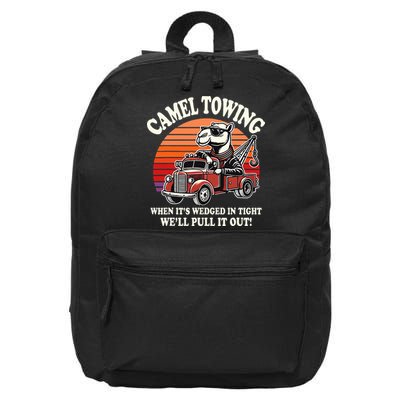 Camel Towing When ItS Wedged In Tight WeLl Pull It Out 16 in Basic Backpack