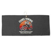 Camel Towing When ItS Wedged In Tight WeLl Pull It Out Large Microfiber Waffle Golf Towel