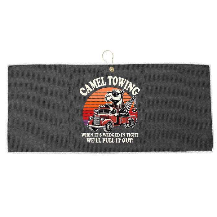 Camel Towing When ItS Wedged In Tight WeLl Pull It Out Large Microfiber Waffle Golf Towel