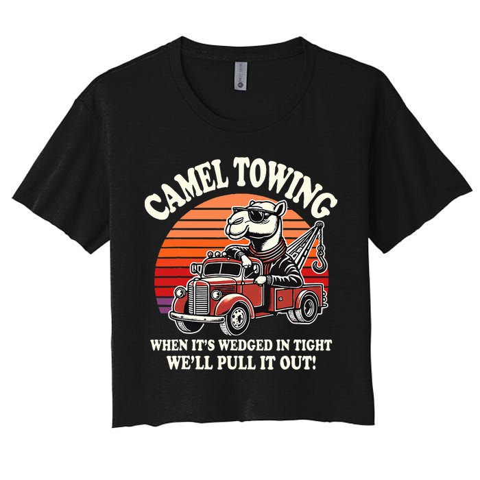 Camel Towing When ItS Wedged In Tight WeLl Pull It Out Crop Top