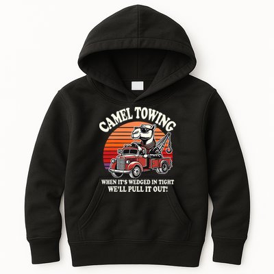 Camel Towing When ItS Wedged In Tight WeLl Pull It Out Kids Hoodie