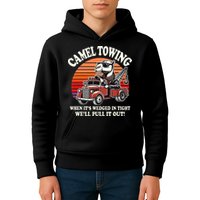 Camel Towing When ItS Wedged In Tight WeLl Pull It Out Kids Hoodie