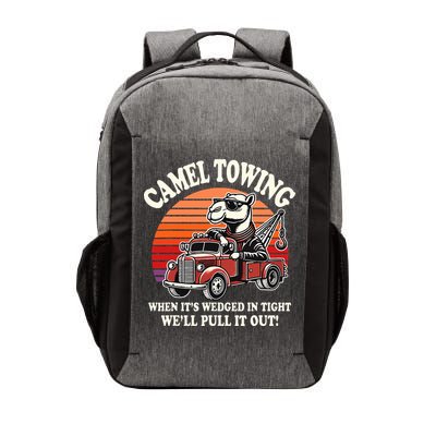 Camel Towing When ItS Wedged In Tight WeLl Pull It Out Vector Backpack